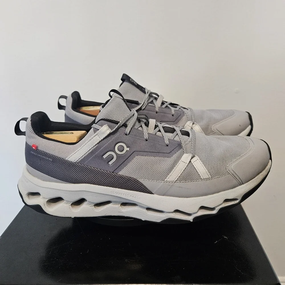 On Men's Cloudhorizon Hiking Shoes Sneakers Wolf Grey Size 13
